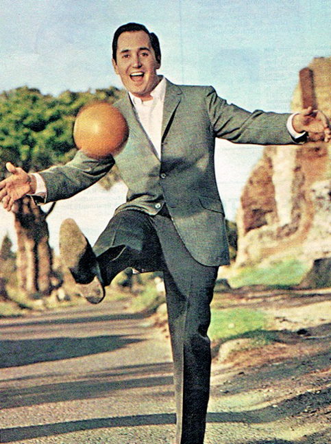 Neil Sedaka in Rome (1964): the Appian Way.